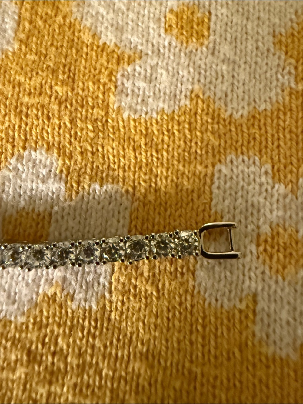 Badgley Mischka Gold Crystal Snowflake Bracelet - Picture 3 of 7